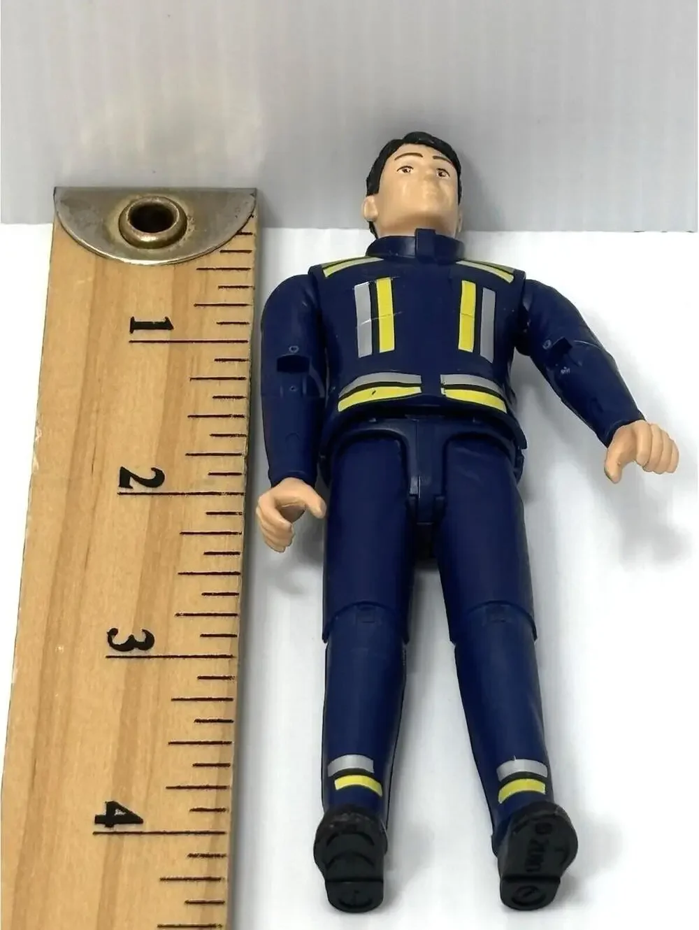 Bruder bworld Action Figure Blue Jacket Technician Worker Toy Germany  GUC